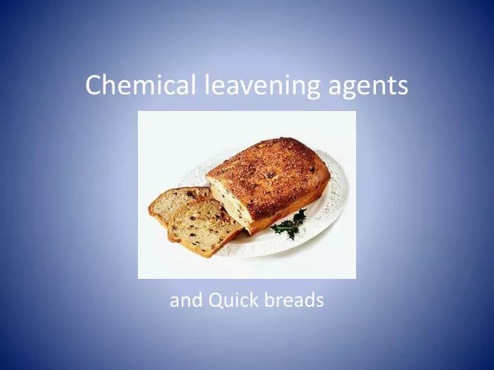 chemical leavening agents