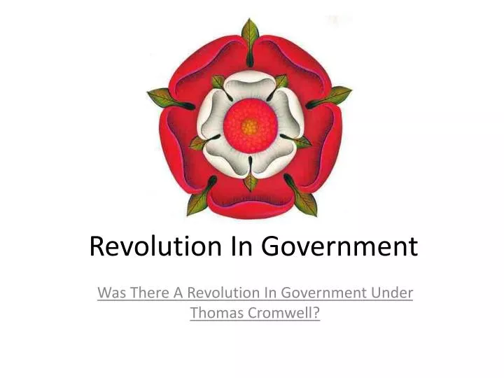 revolution in government