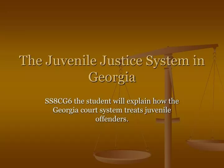 the juvenile justice system in georgia