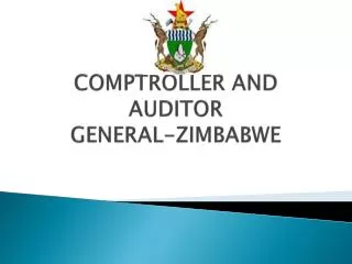 COMPTROLLER AND AUDITOR GENERAL-ZIMBABWE