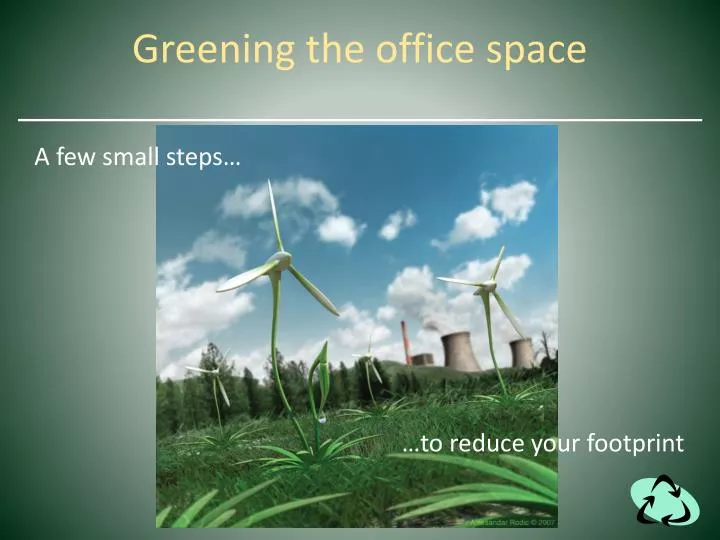 greening the office space