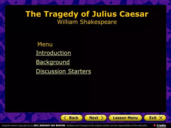 the tragedy of julius caesar william shakespeare