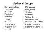 The High Medieval Era: Society, Power, and Transition in Europe (1000-1300) - slide 1