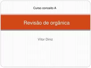 revis o de org nica