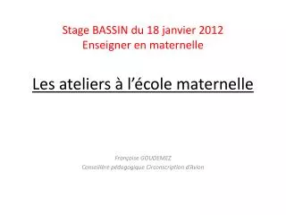 PPT - Enseigner La Langue Orale En Maternelle PowerPoint Presentation ...