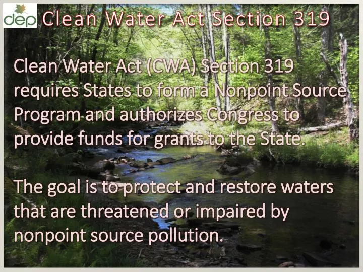 clean water a ct s ection 319