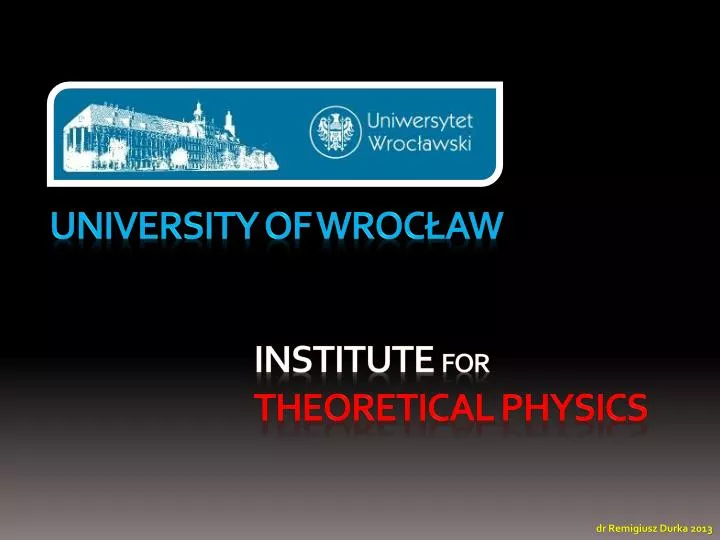university of wroc aw