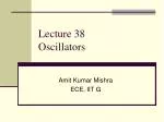 Lecture 38 Oscillators - slide 1