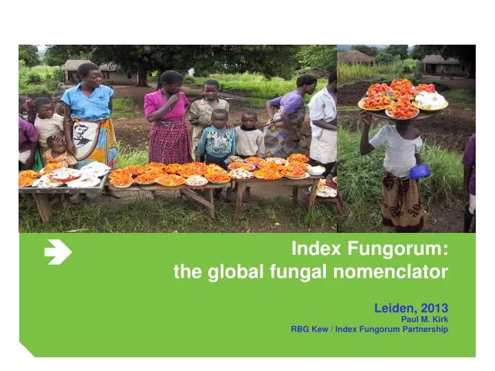 index fungorum the global fungal nomenclator