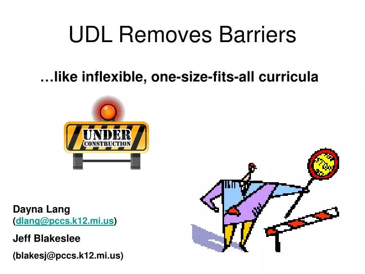 udl removes barriers