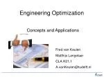 Engineering Optimization - slide 1