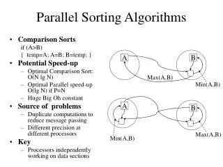 Parallel Sorting Algorithms