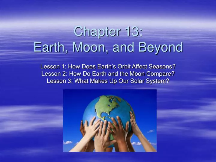 chapter 13 earth moon and beyond