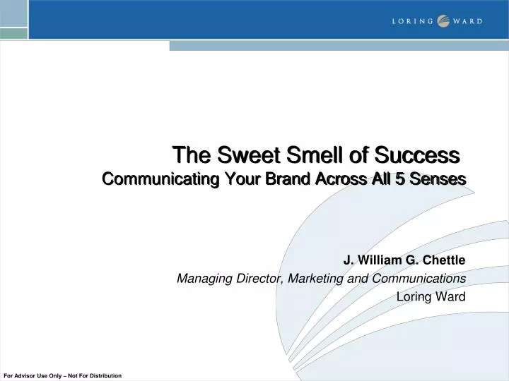 the sweet smell of success communicating your brand across all 5 senses