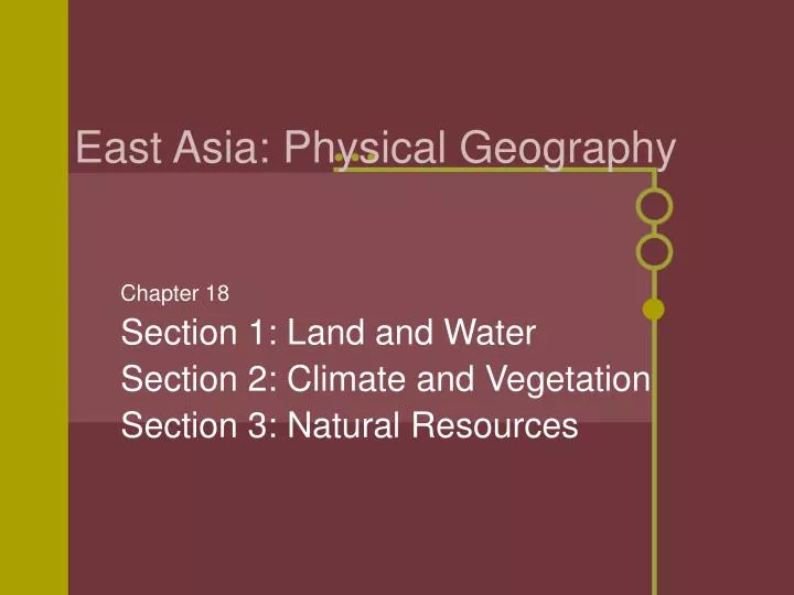 east asia physical geography