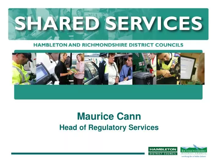 maurice cann head of regulatory services