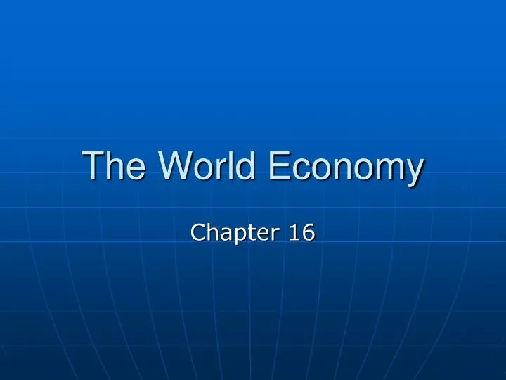the world economy