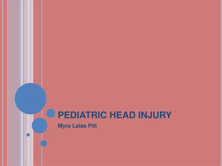 pediatric head injury
