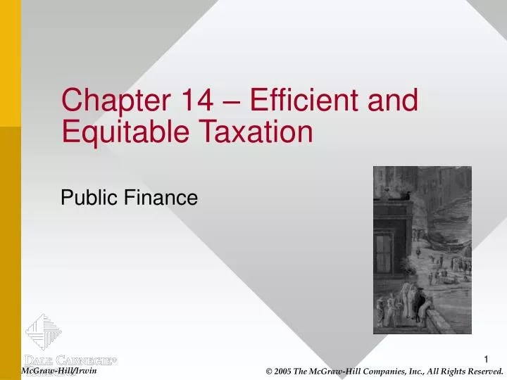 chapter 14 efficient and equitable taxation