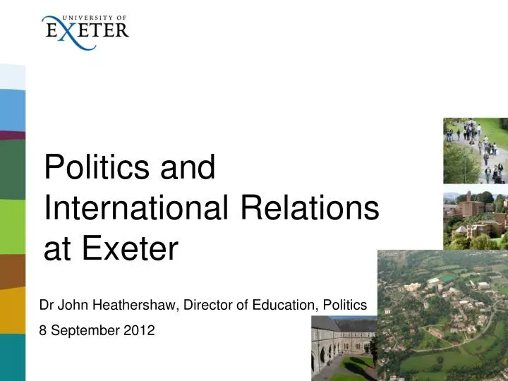 politics and international relations at exeter