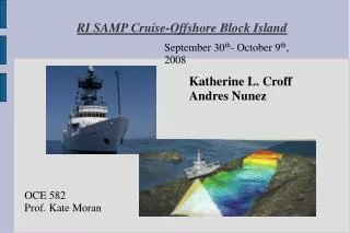 RI SAMP Cruise-Offshore Block Island