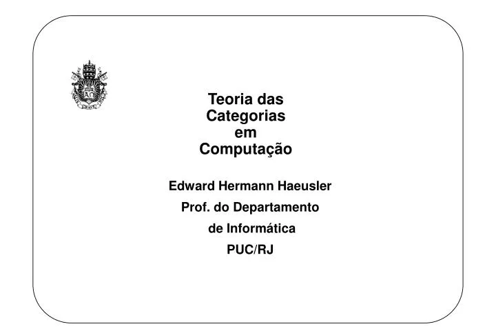 teoria das categorias em computa o