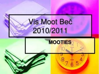 vis moot be 2010 2011