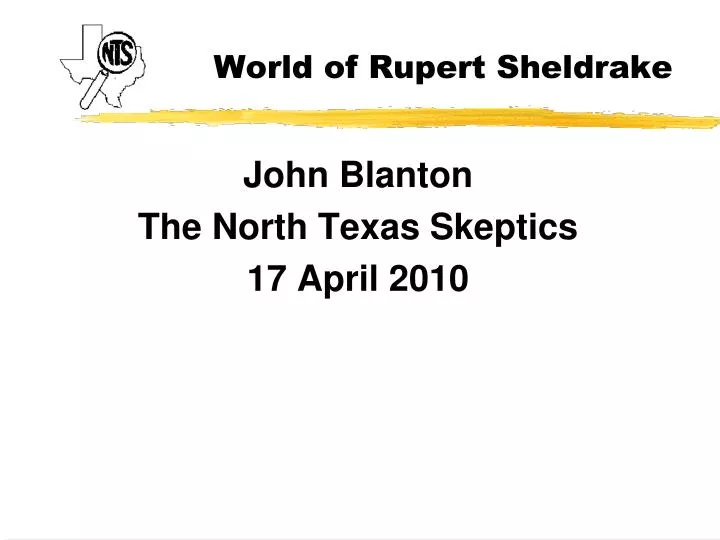 world of rupert sheldrake