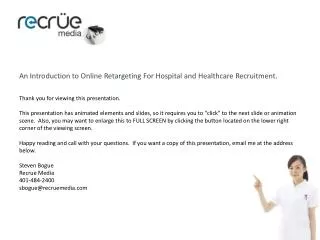 Retargeting For Hospital and Healthcare Recruitment