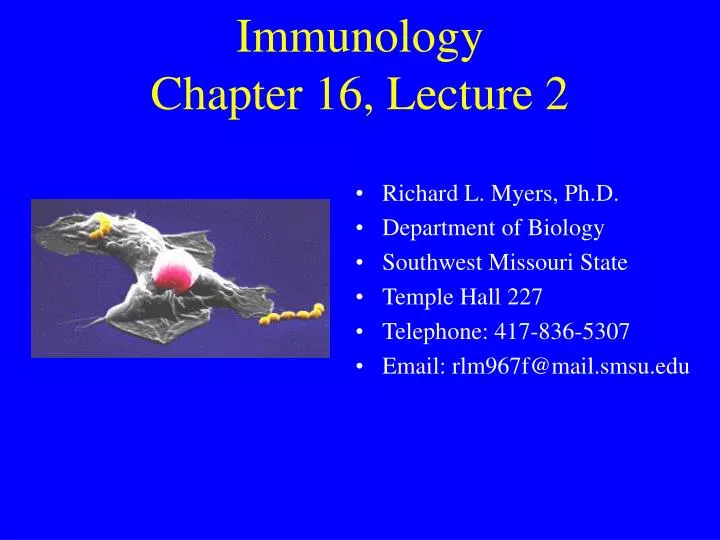 immunology chapter 16 lecture 2
