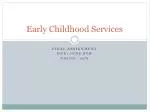 Early Childhood Services - slide 1