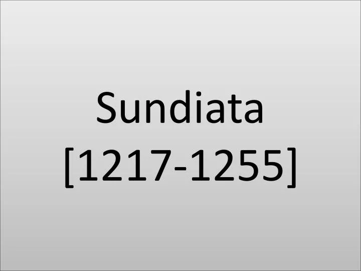 sundiata 1217 1255