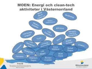 MOEN: Energi och clean-tech aktiviteter i Västernorrland