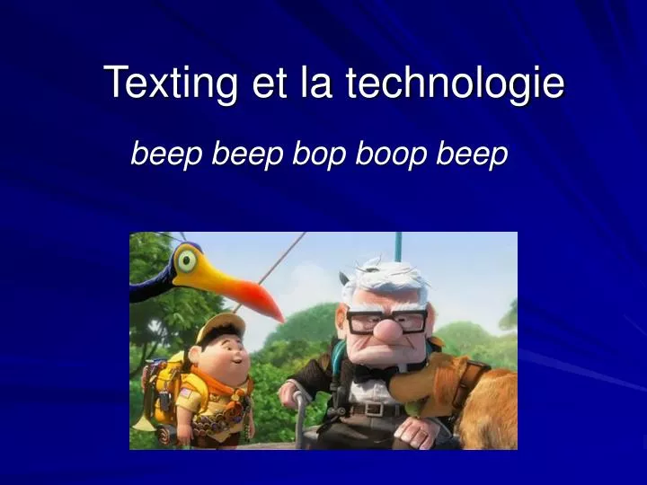 texting et la technologie