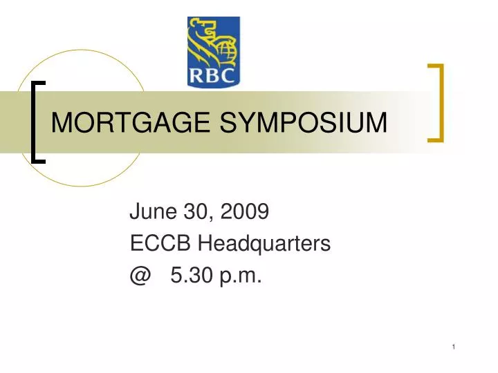mortgage symposium