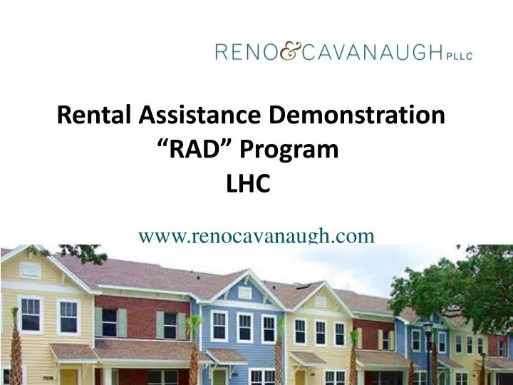 rental assistance demonstration rad program lhc
