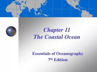 Chapter 11 The Coastal Ocean