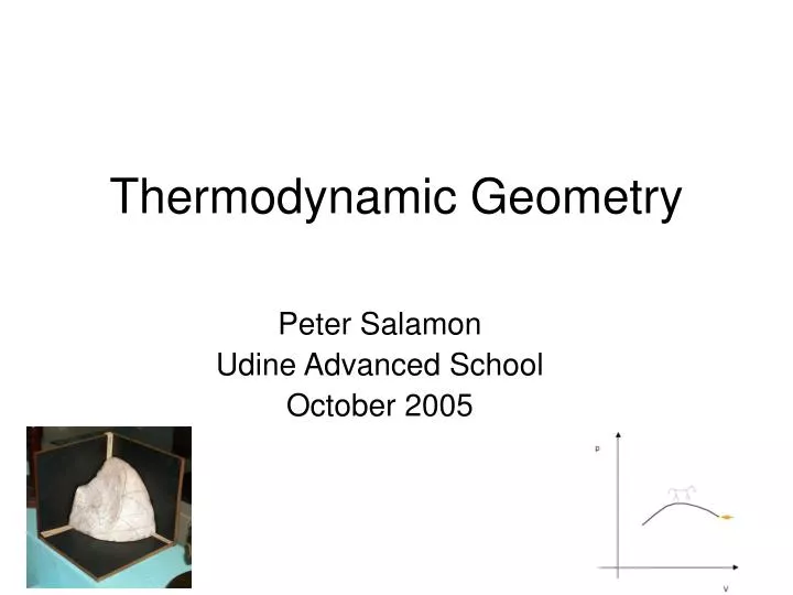 thermodynamic geometry