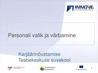 Personali valik ja värbamine