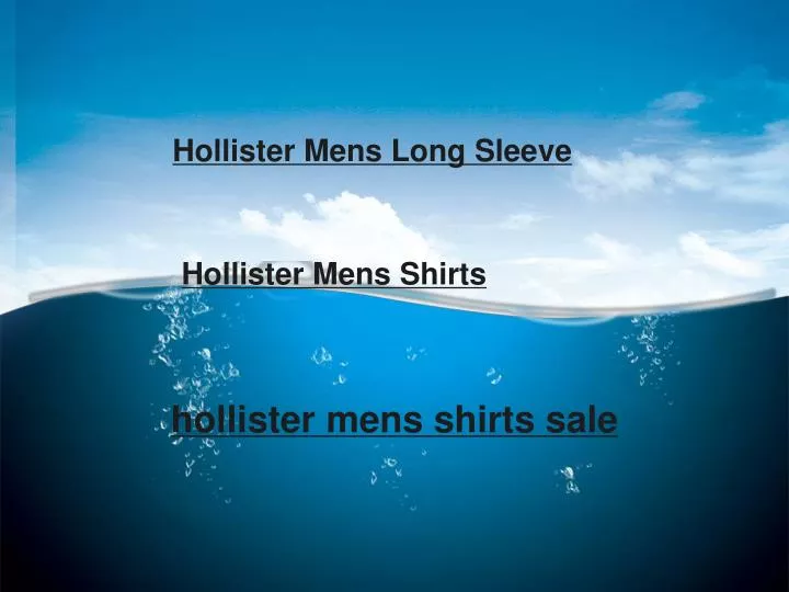 hollister mens shirts sale