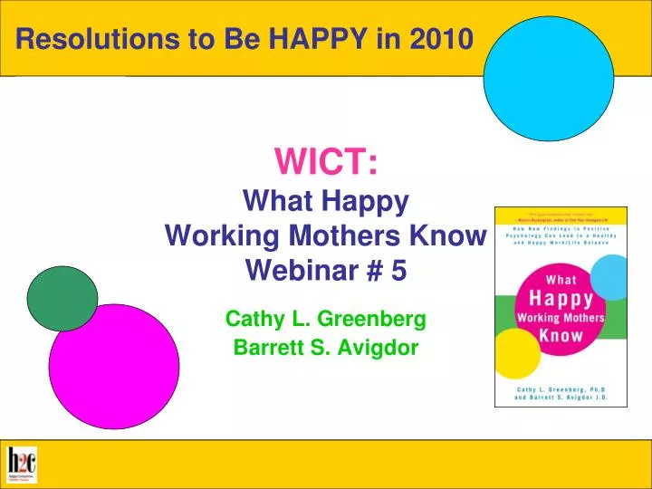 wict what happy working mothers know webinar 5