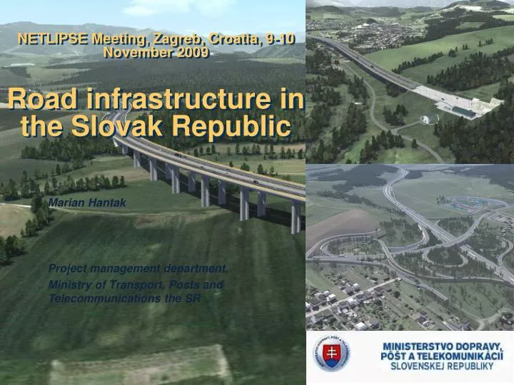 netlipse meeting zagreb croatia 9 10 november 2009 road i nfrastructure in the slovak republic