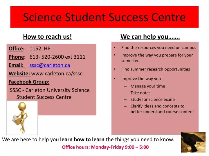 science student success centre