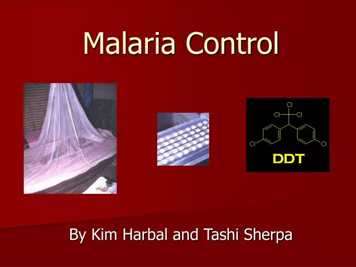 malaria control