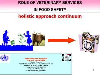 ROLE OF VETERINARY SERVICES IN FOOD SAFETY