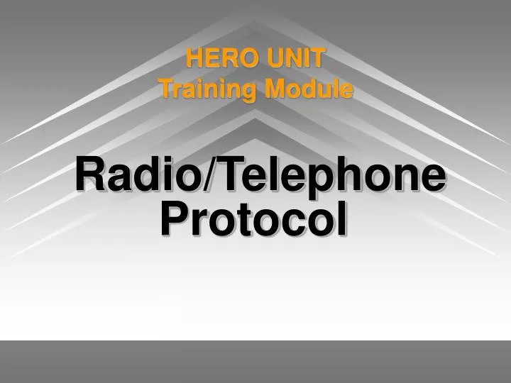 hero unit training module