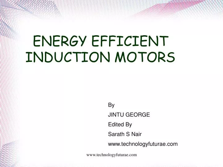 energy efficient induction motors
