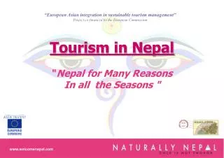 Tourism in Nepal &quot; Nepal for Many Reasons In all the Seasons &quot;