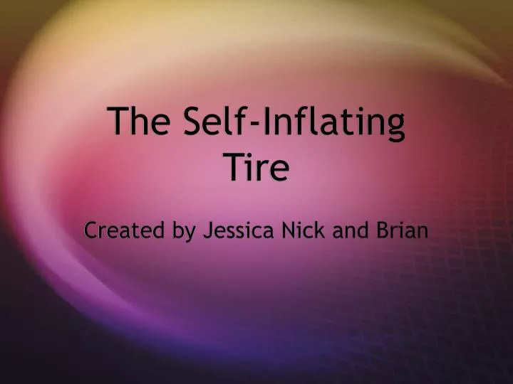 the self inflating tire