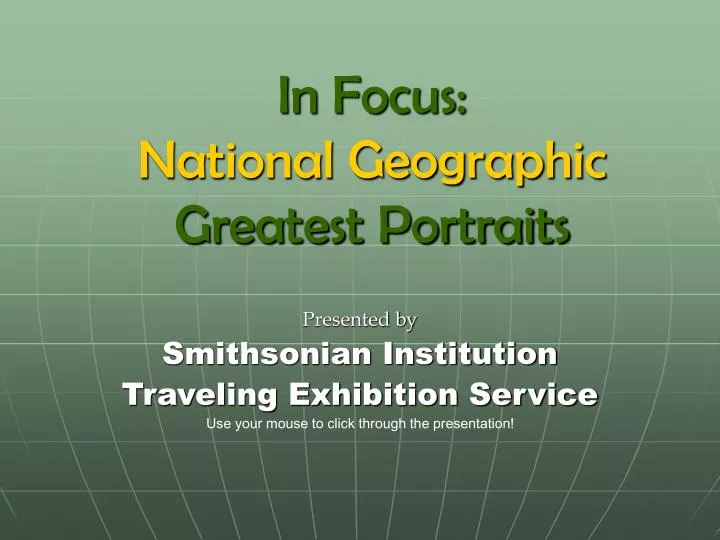 in focus national geographic greatest portraits